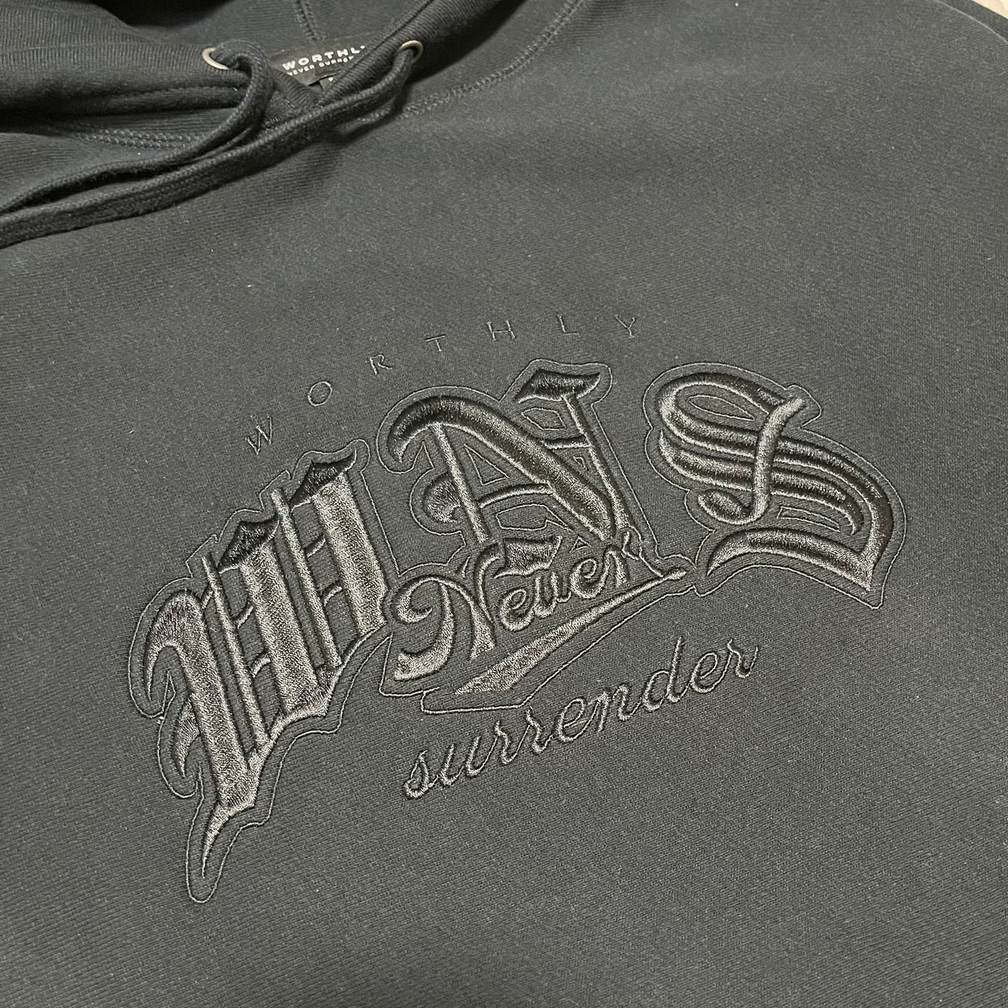 BIG LOGO EMBROIDERY HOODIE