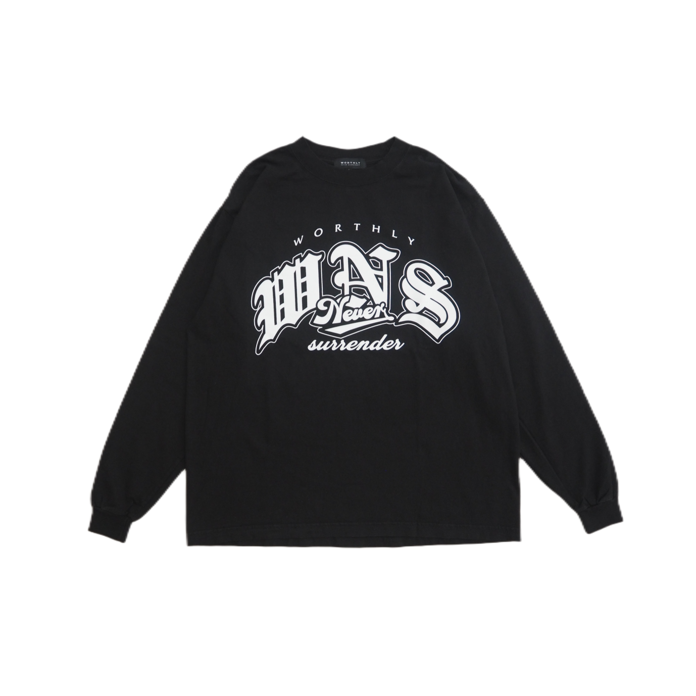 BIG LOGO LONG SLEEVE TEE / BLACK